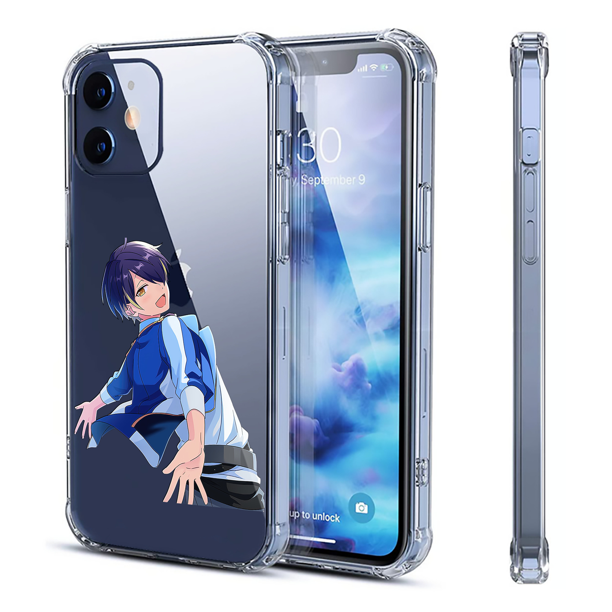 （画像用） あんさんぶるスターズ! Ensemble Stars 【iPhone 12シリーズ対応】透明スマホケース（クリアソフトケース）